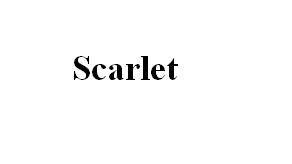 scarlet