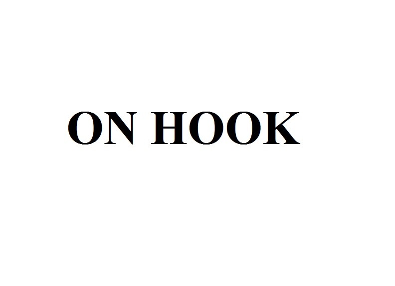 on hook