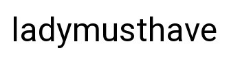 ladymusthave