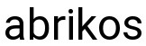 abrikos