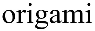 origami
