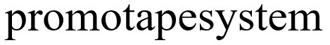 promotapesystem