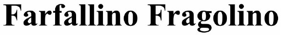 farfallino fragolino