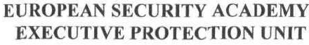 european security academy executive protection unit