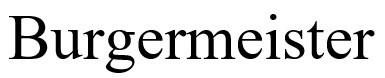 burgermeister