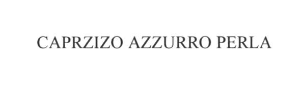 caprzizo azzurro perla