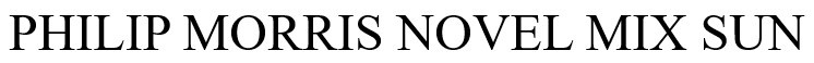 philip morris novel mix sun