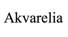 akvarelia