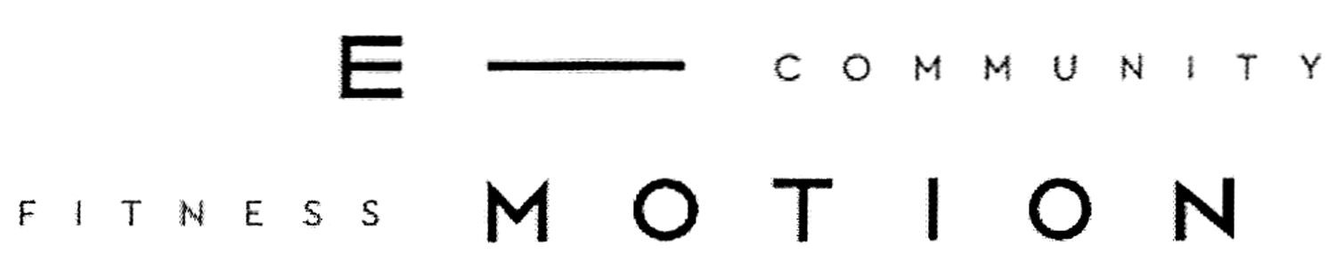 e-community fitness motion