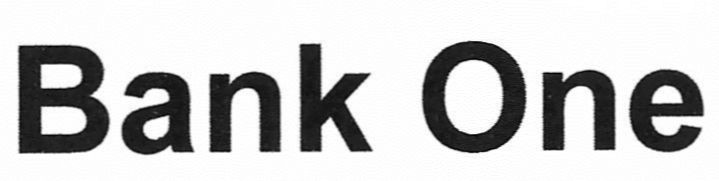 bank one