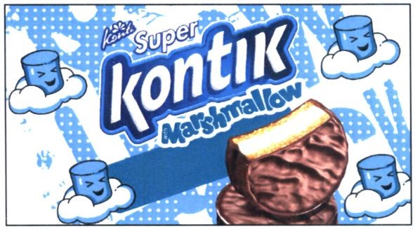 super kontik with marshmallow