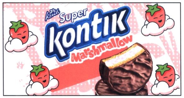 super kontik with marshmallow