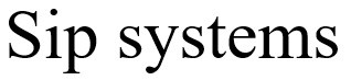 sip systems
