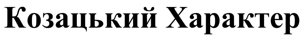 козацький характер