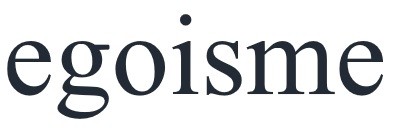 egoisme
