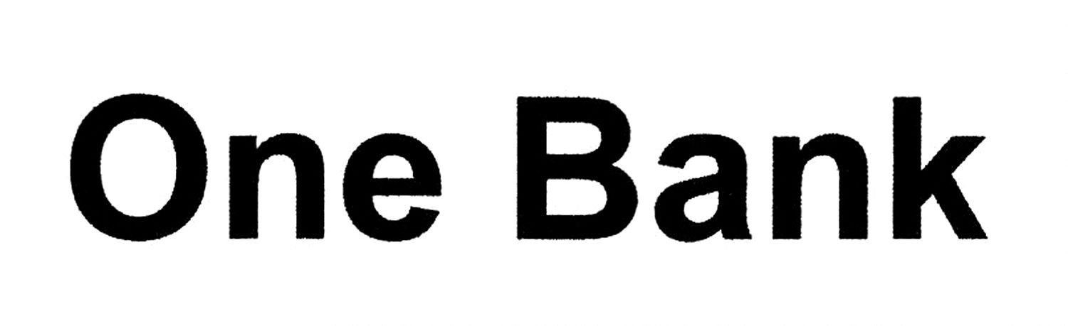 one bank