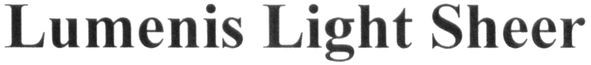 lumenis light sheer