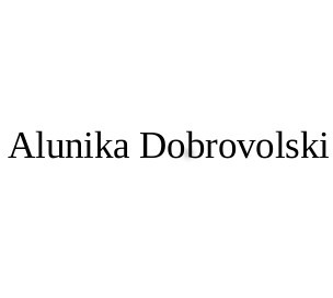 alunika dobrovolski
