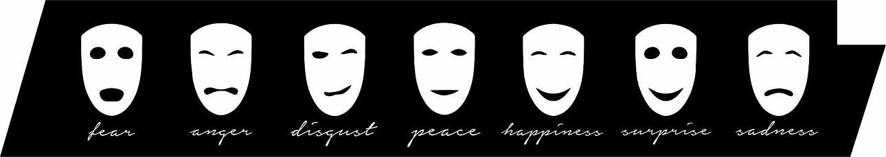 fear anger disgust peace happiness surprise sadness