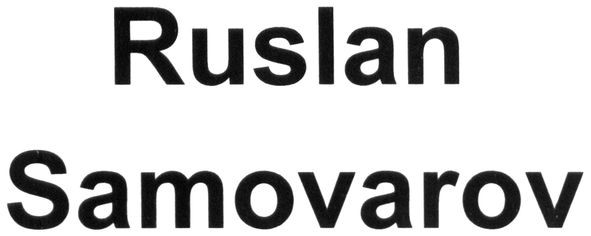 ruslan samovarov