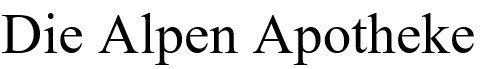 die alpen apotheke