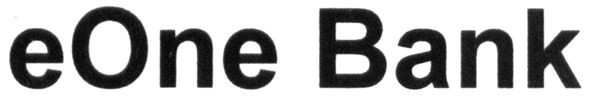 e one bank