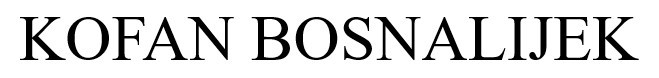 kofan bosnalijek