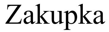 zakupka