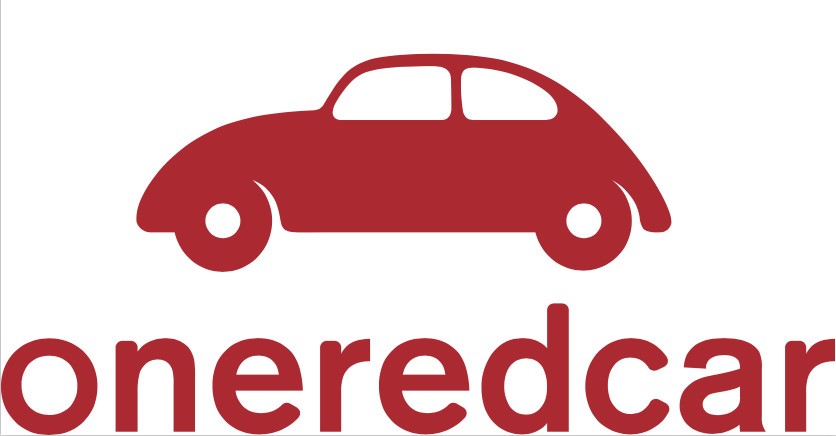 one red car