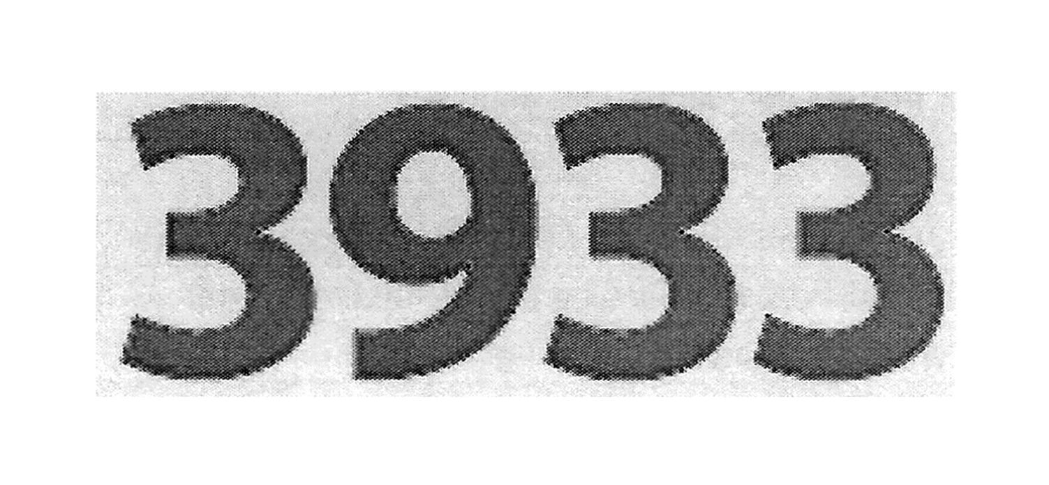 3933