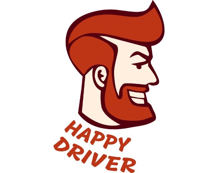 happy driver