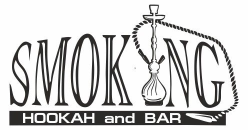 smoking hookah and bar