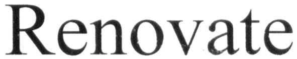 renovate