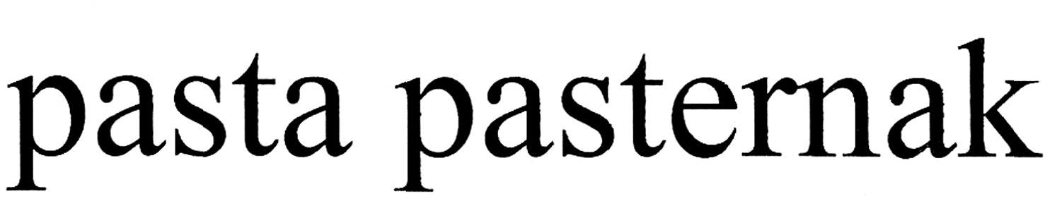 pasta pasternak