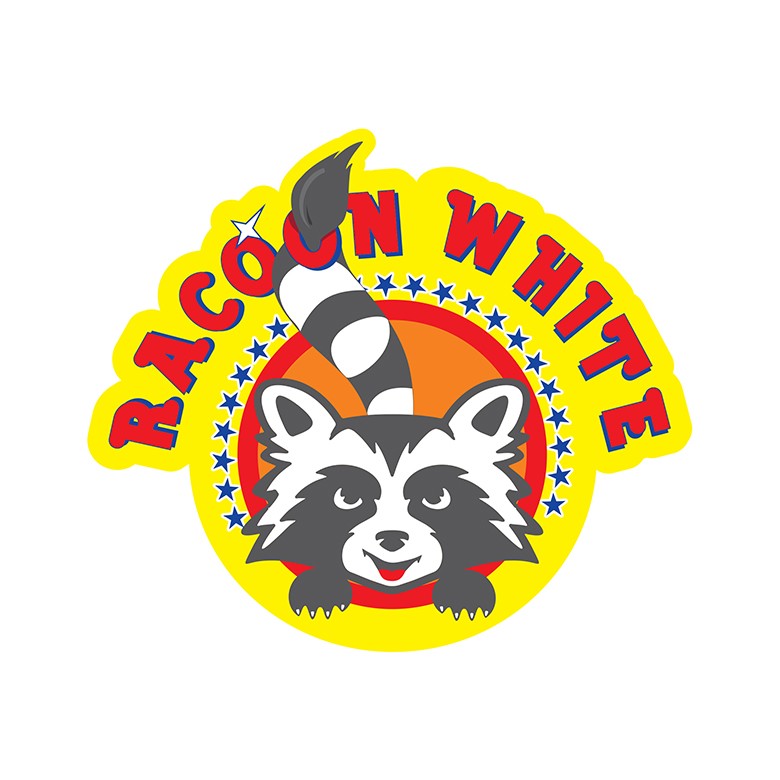 racoon white
