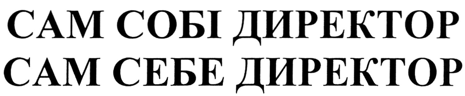 сам себе директор