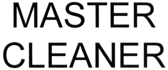 master cleaner