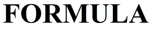 formula