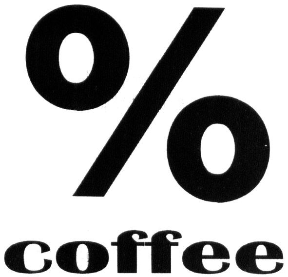 % coffee