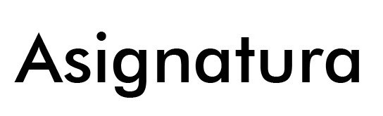 asignatura