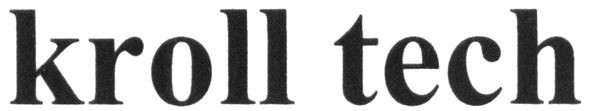 kroll tech