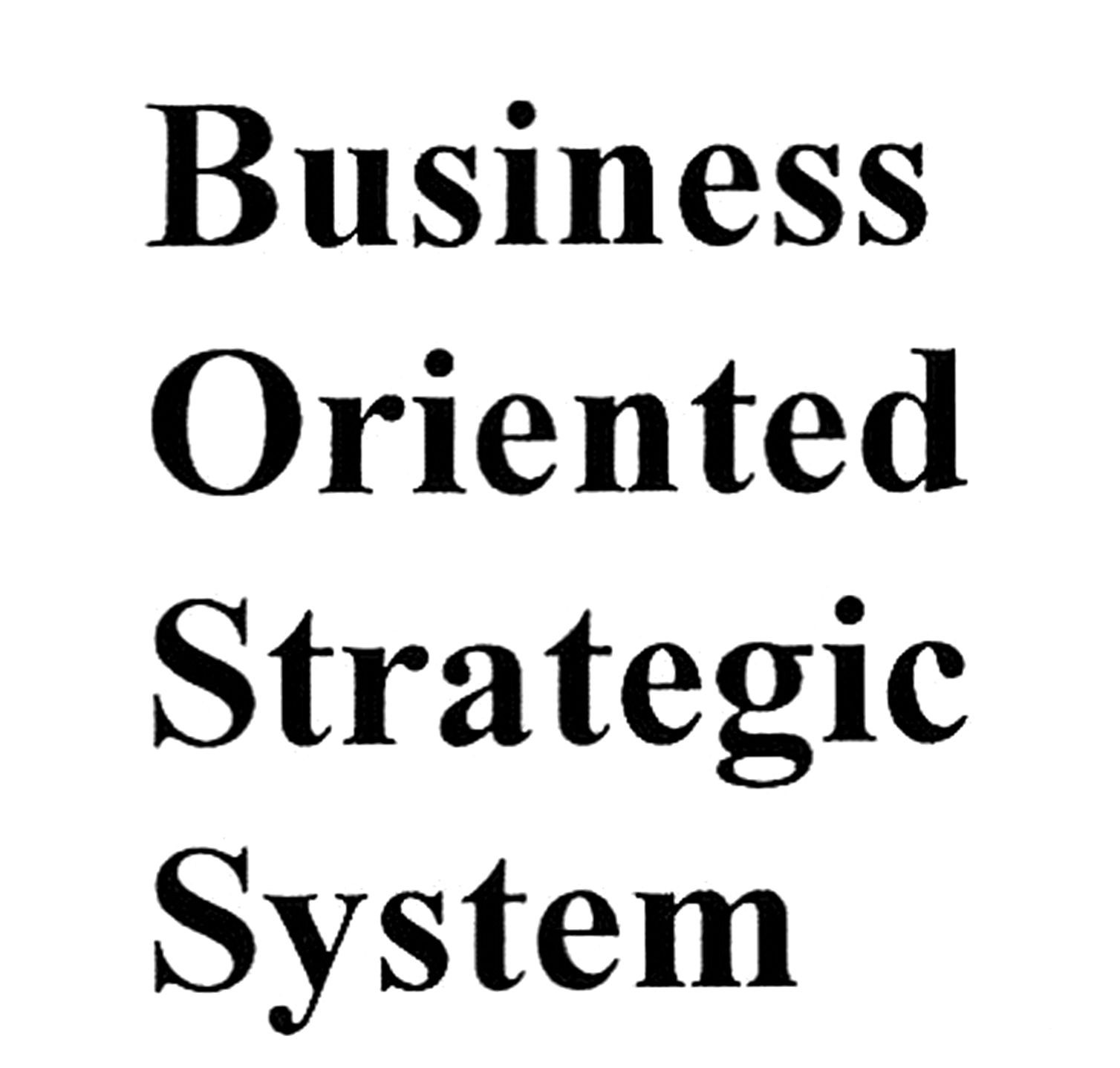 business oriented strategic system