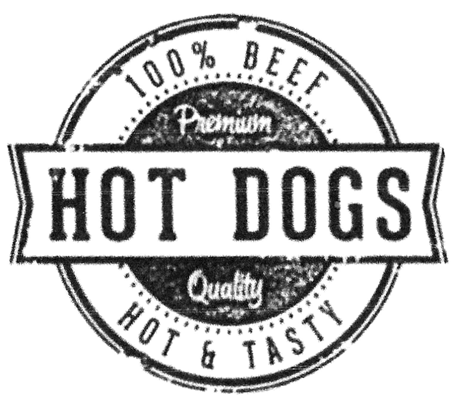 100% beef premium hot dogs quality hot&tasty