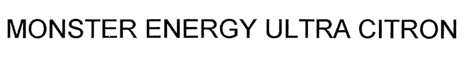 monster energy ultra citron