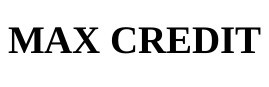 max credit