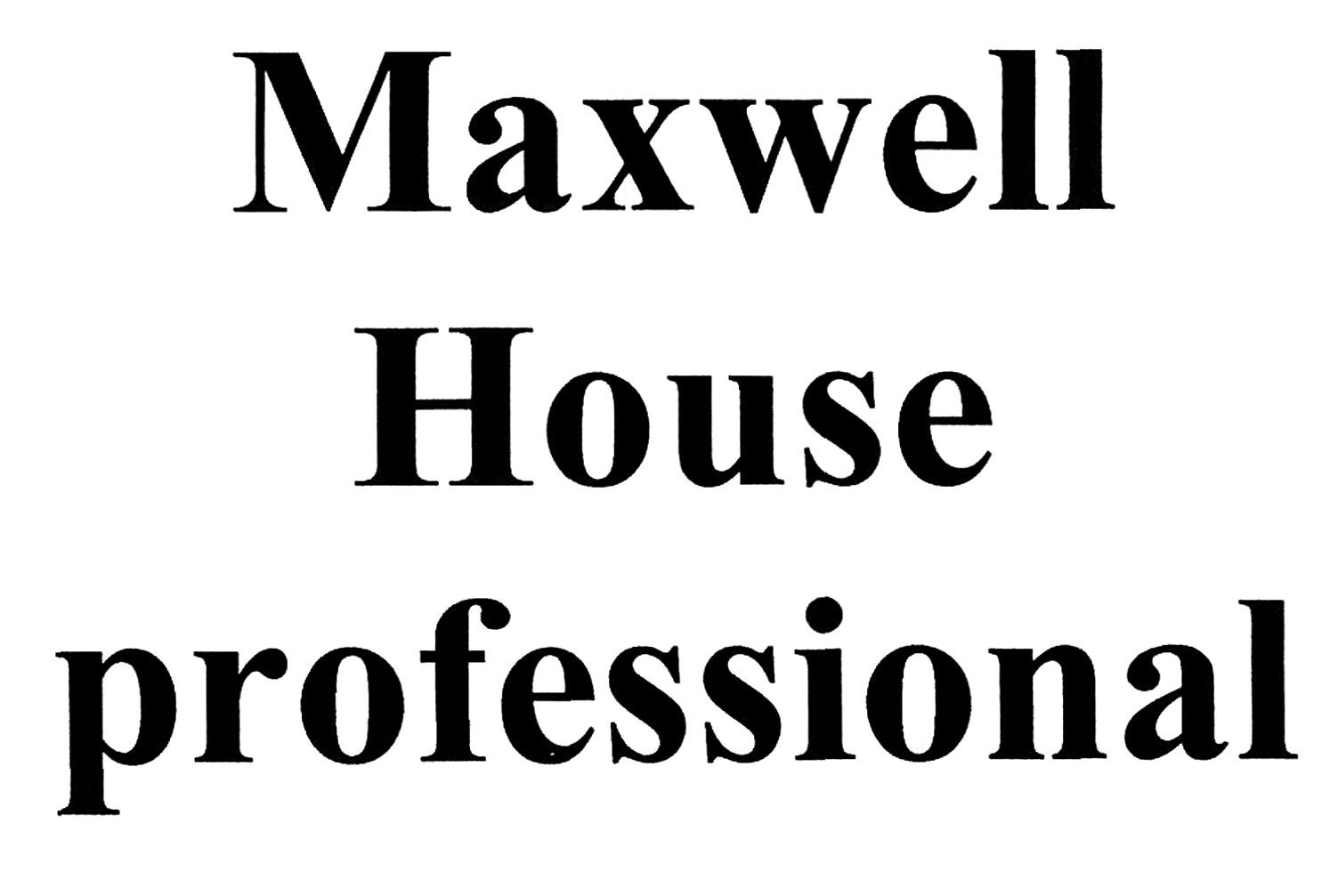maxwell house professional