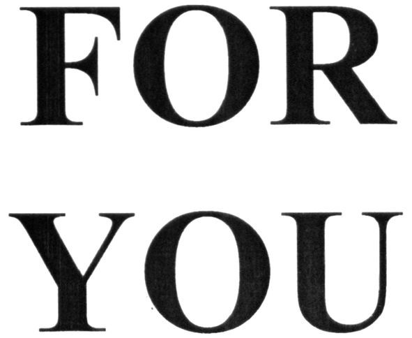 for you