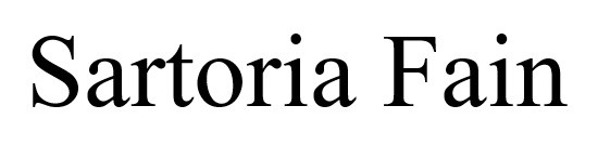 sartoria fain