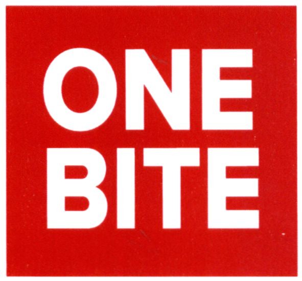 one bite