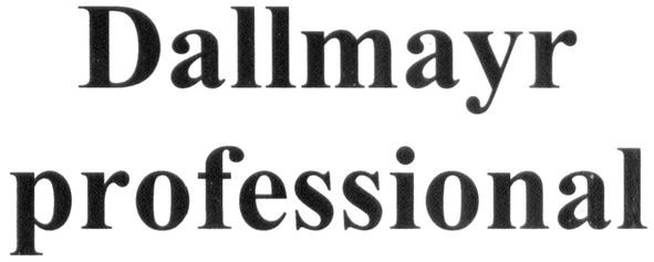 dallmayr professional
